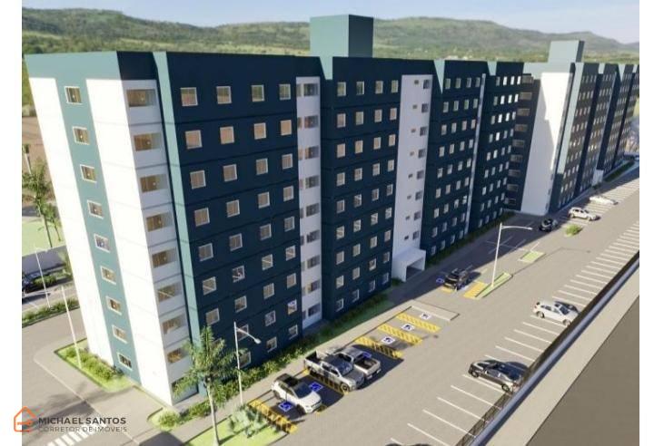 Apartamento de 2 Quartos, Vitória da Conquista, 51 m², 2 Banheiros, Candeias, entrega em dezembro de 2024, super infra de lazer, Minha Casa Minha Vida