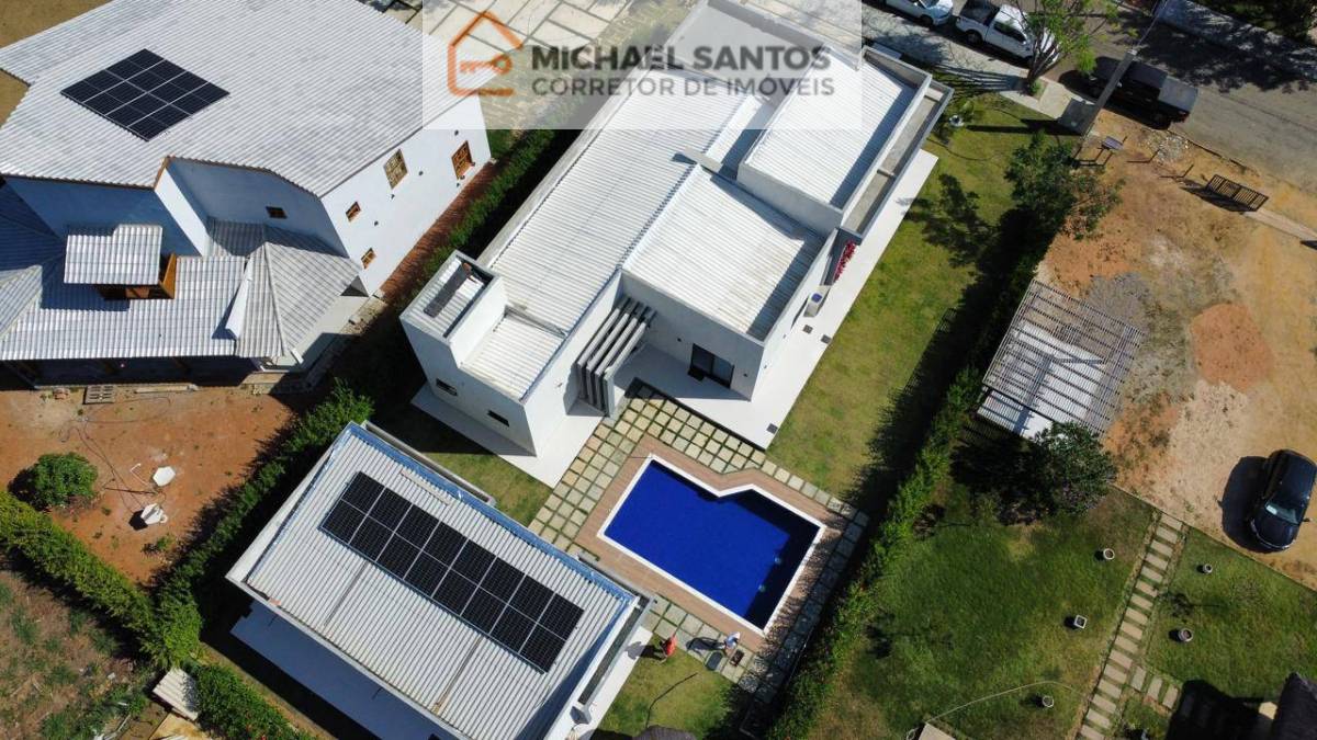 Casa 3 suítes Haras Camping Club, casa espetacular com piscina, usina de energia solar, espaço gourmet, suíte na área externa, fino acabamento, visite