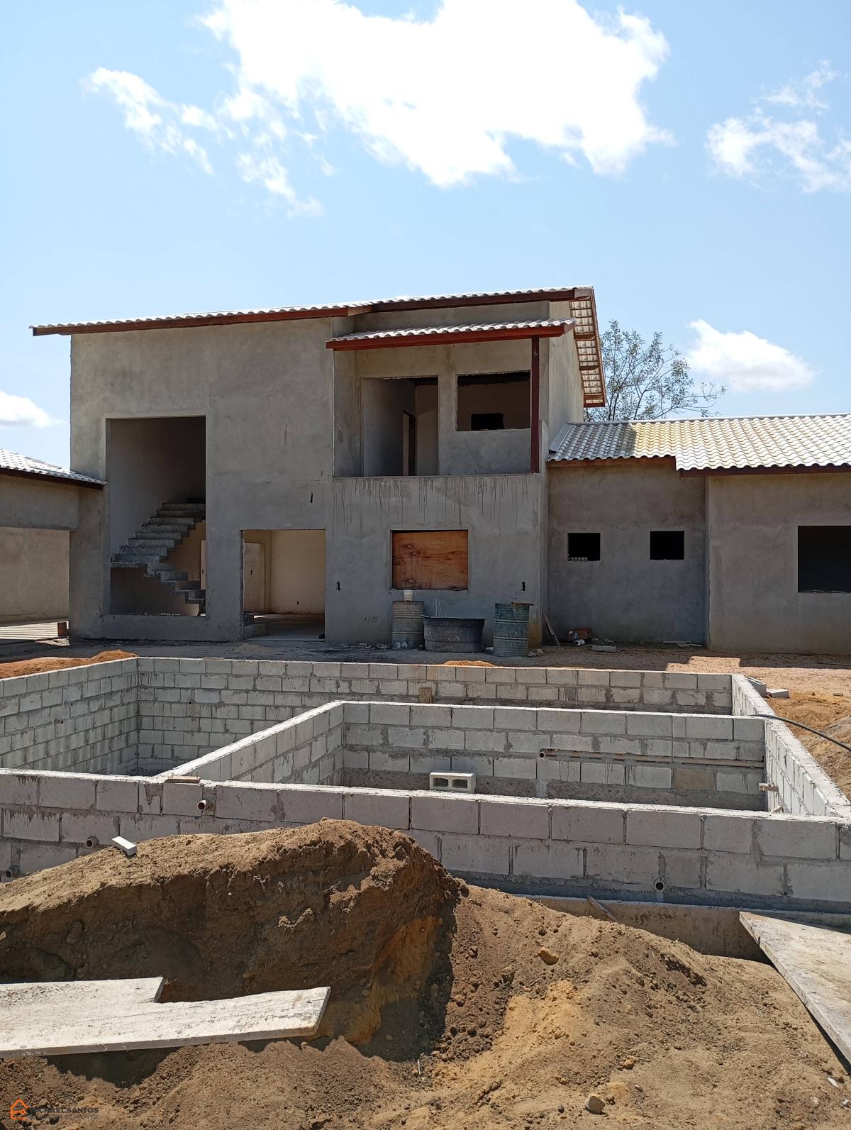 Casa 3 suítes, Vitória da Conquista, povoado da Estiva, alto padrão em construção, terreno de 5.500m2, espaço gourmet, piscina, churrasqueira, top!