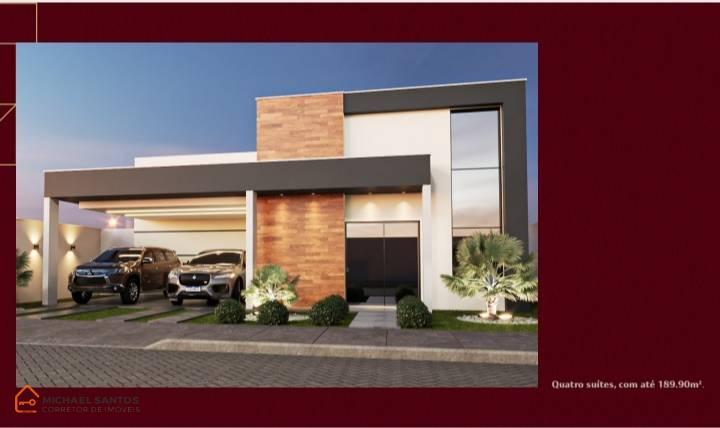 Casa de Alto padrão 3 suítes, Vitória da Conquista, Boa Vista, entrega dezembro de 2024, condomínio fechado com total infra de lazer!