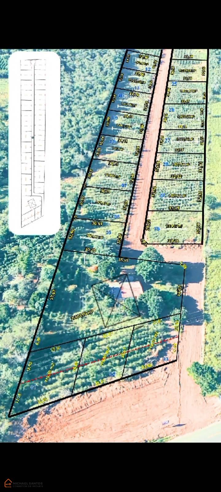 Chácaras de 1.000 metros, Vitória da Conquista, estrada da Barra do Choça, são 18 km do centro de Conquista, água e luz no local, pagamento facilitado