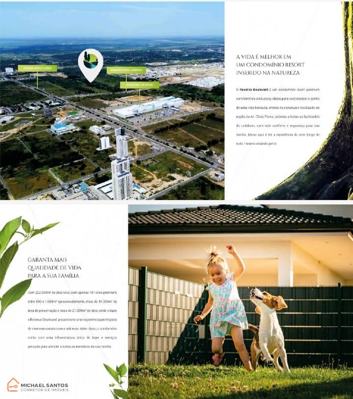 Lotes na Avenida Olívia Flores, Vitória da Conquista, entre 500 m2 e 1.000 m2, estrutura de lazer de resort, ao lado do Shopping Boulevard, TOP!